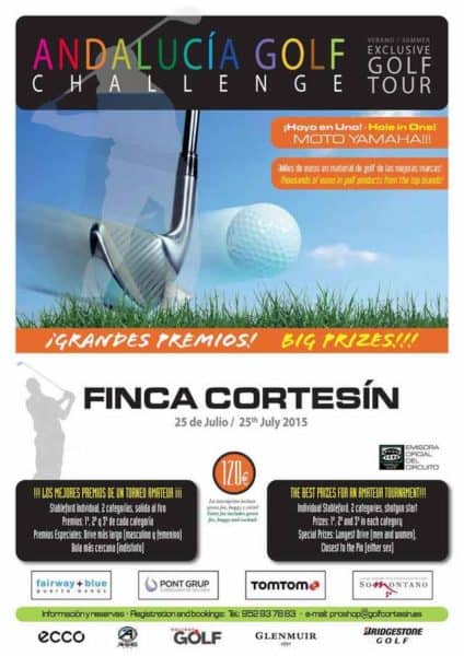 Cartel Torneo AG Finca Cortesi¦ün 2015